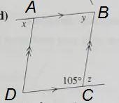 (a) x and y are ... angles. (b) ý and 2 are ... angles.? (keyboard wasn't working-example-1