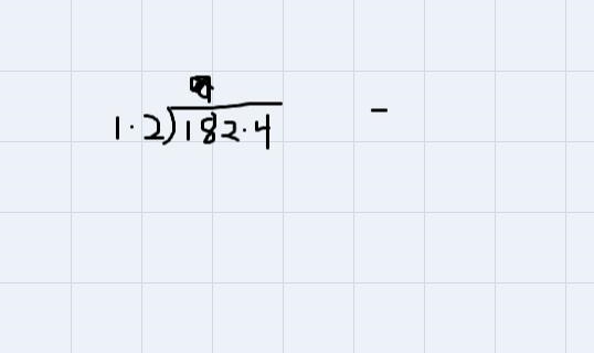 Find the quotient.1.2) 182.4-example-1