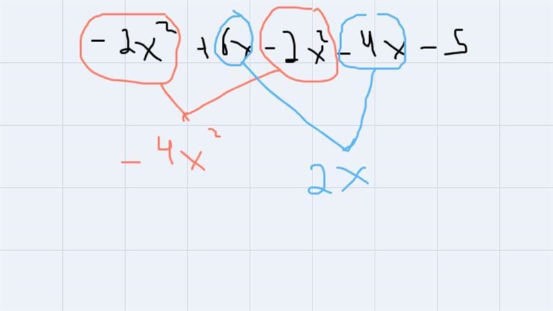 Evaluate the following polynomials using the Area Model or Distributive Property.-example-1