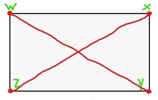 Find the lengths of the diagonals of rectangle WXYZ where WY = - 2x + 34 and XZ = 3x-example-1