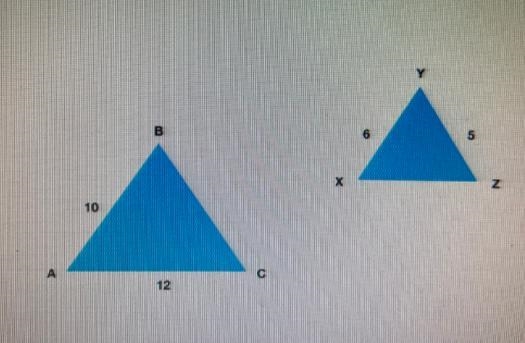 If the two triangles are similar using SAS, which angles must be equivalent?-example-1