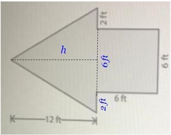 What is the area of the composite figure?1226 squared feet96 squared feetO 156 squared-example-1