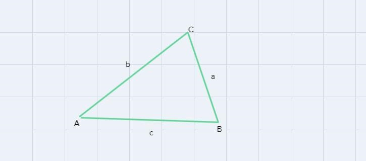 Solve the triangle. (Do not round until the final answer. Round angles to the nearest-example-1