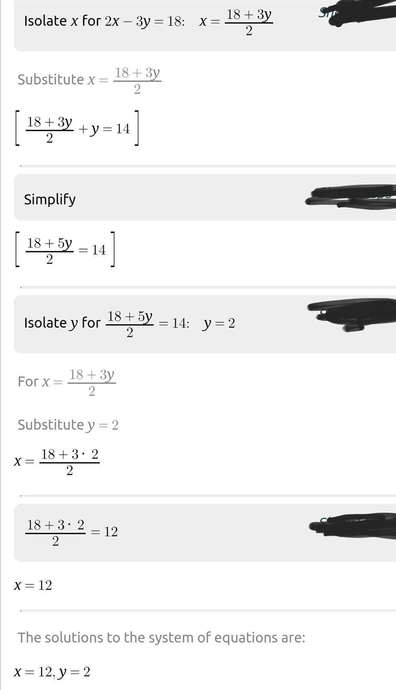 solve the system using elimination. show all work. write your answer in the form (x-example-1