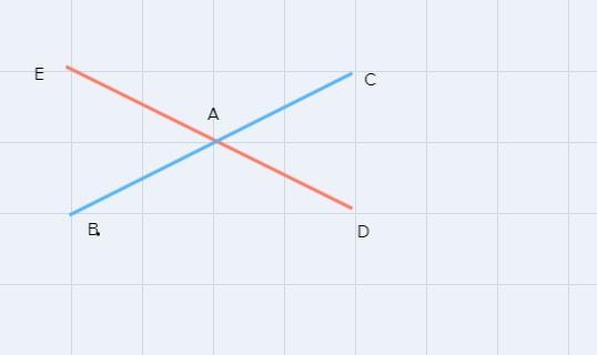 in the diagram below, line CD and BC intersect at a. Which of the following rigid-example-1