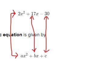 2xsquare + 17x - 30 Need to factor completelyAnswer is (2x-3)(x+10)But, how to get-example-1