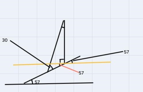 I have an advanced trig equation involving non-right triangles picture is included-example-1