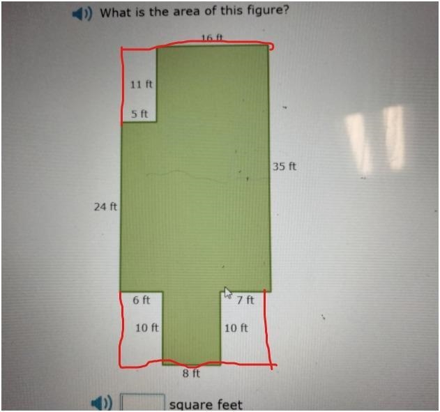 What is the area of this figure? Part 14 NO LINKS​-example-1