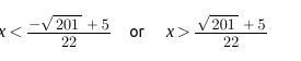 What is the solution of x²-1 2 x2 +5X+4 <0?-example-1