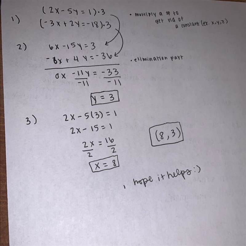 Solve the following system of equations by elimination. What is the value of x? 2x-example-1