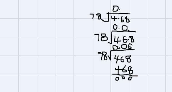 A math problem is shown. 7874.68 What is the quotient? 0.14 0.6 0.06 0.51-example-1