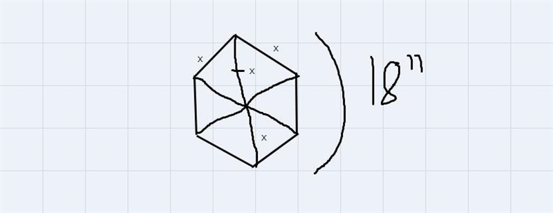 Find the area of the figure given to the right. The hexagon is regular. Round to the-example-1