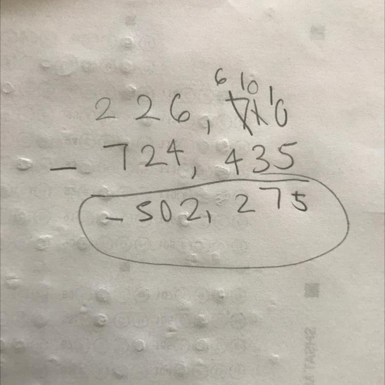 226,710 - 724,435 = How to work this out without calculator-example-1