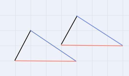 To move triangle ABC into triangle ADC's position, what two transformations must occur-example-2