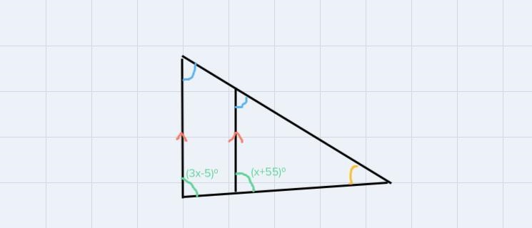 Find the value of x. Then find the measure of each labeled angle. don't mind the -2's-example-1