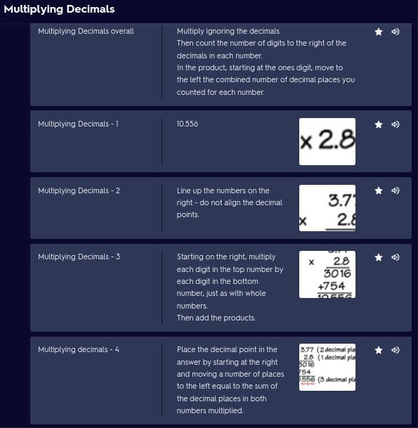 HELP ASAP!!!!!! NOW!!!! Explain how to multiply decimals. Include at least two examples-example-1