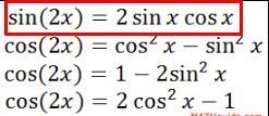 Use a double-angle formula to rewrite the expression.8 sin x cos x-example-1