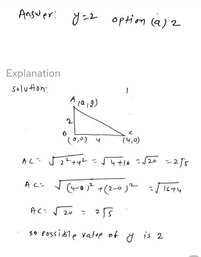 Two vertices of a right triangle have coordinates (0,0) and (4.0), as plotted on the-example-1