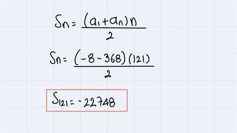 Compute the sums below. (Assume that the terms in the first sum are consecutive terms-example-5