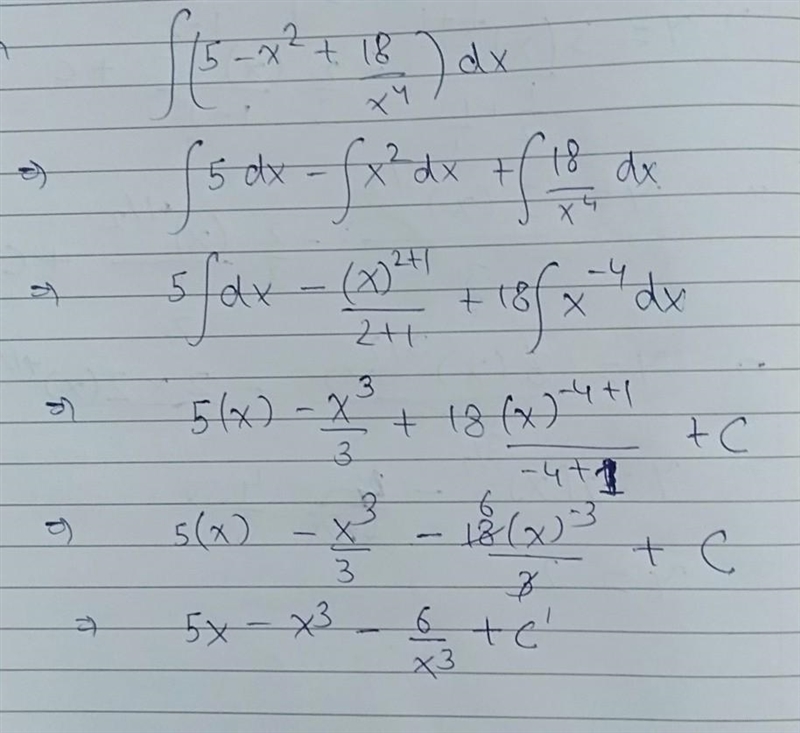 Find a general expression for y given that a dy - = 9x – 2 3x dx I need help with-example-1