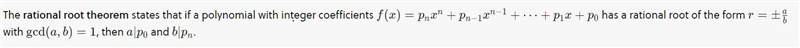 A polynomial function g(x) with integer coefficients has a leading coefficient of-example-1