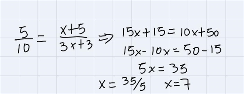 What length of a proves that AABC - ALMN? (T.G.7)(1 point) A 5 x + 5 L B x + 4 10 3.x-example-1