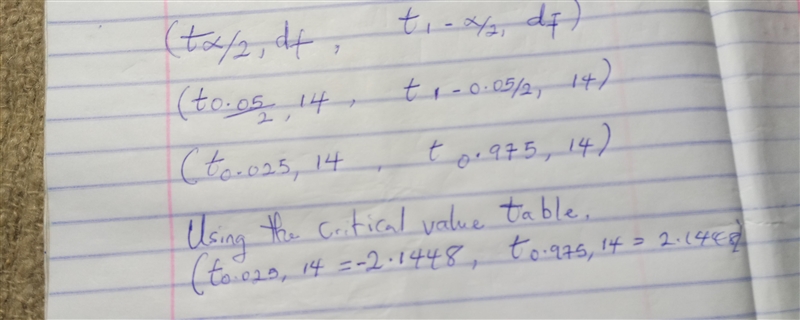 Given the following hypotheses:H0: u = 590H1: u ≠ 590A random sample of 15 observations-example-1