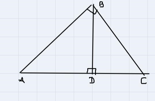 PART C a right triangle is shown below with an altitude drawn from the right angle-example-1