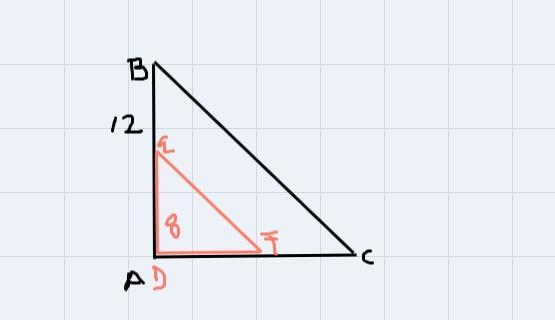 Triangle ABC is similar to triangle DEF. Side AB is the longest side of ABC. It measures-example-1