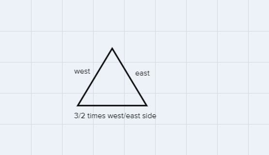 A large concert venue is to be constructed in the shape of a triangle. The east and-example-1