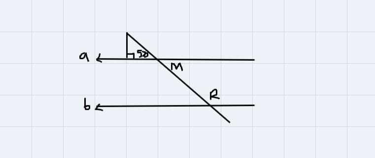 on has the great In the figure below, lines a and b are parallel lines that are cut-example-1