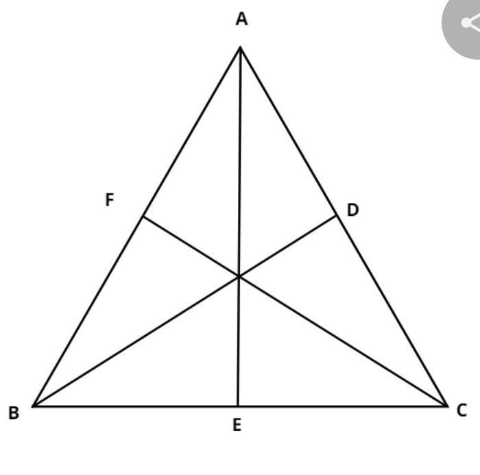 Prove: In an equilateral triangle the three medians are equal-example-1