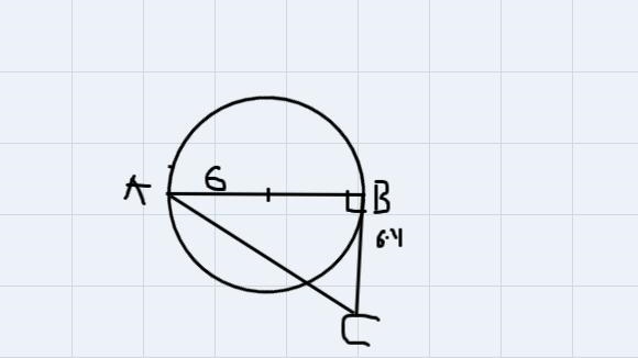 Find the indicated length. Assume lines that appear to be tangent are tangent. Round-example-1