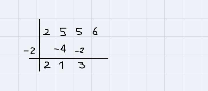 What is P(x) = 2x^3 + 5x^2 + 5x + 6 as a product of two factors.-example-3