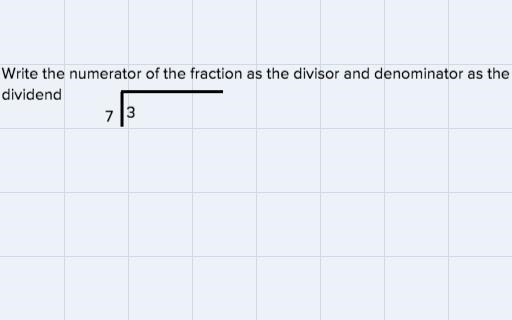 : Converting fractions to decimals using long division.-example-1