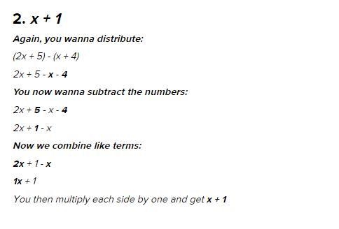 Subtracting linear expressions 30 points-example-2