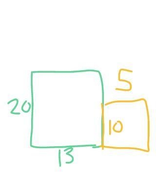 Workout the area and perimeter of the shape below-example-2