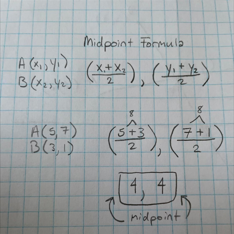 Which is the midpoint of segment AB when A is at (5, 7) and B is at (3, 1)?-example-1