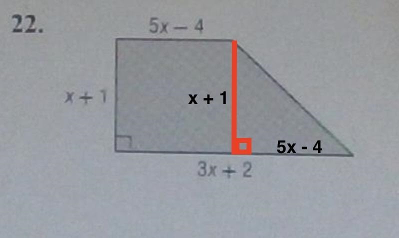 Write an expression to represent the area of each figure-example-1