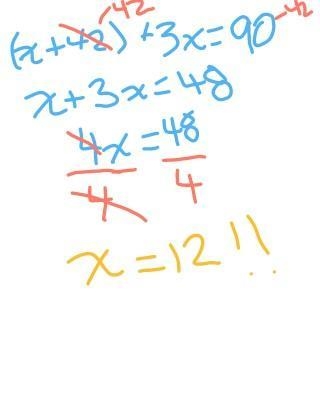 Solve for x in the diagram-example-1