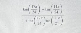 Use the sum and difference identities to determine the exact value of the following-example-1