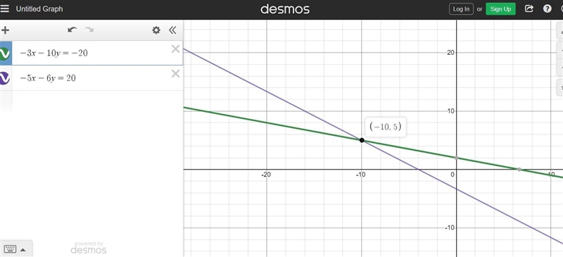 -3х – 10у = -20 -5x — бу = 20-example-1