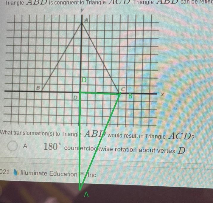 I need to know the answer to transformations of a triangle please-example-1