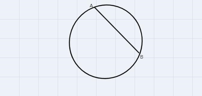 A line segment that goes from one side of the circle to the other side of the circle-example-1