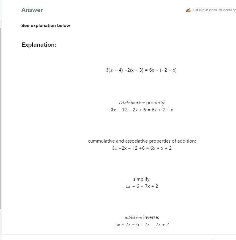 For each step write the property that has been applied-example-1