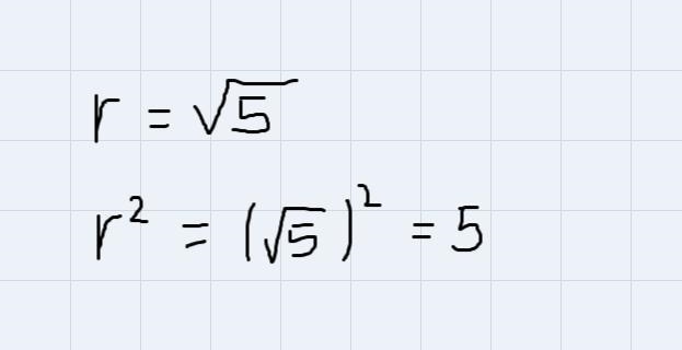 Write the equation of the circle:center at (5, - 2) , passes through (4, 0)-example-3