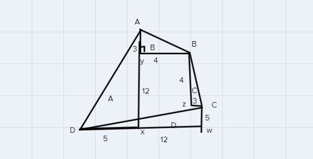 What is the perimeter of the polygon ABCD? A. 28 units, B. 32 unitsC. 36 units D. 44 units-example-1