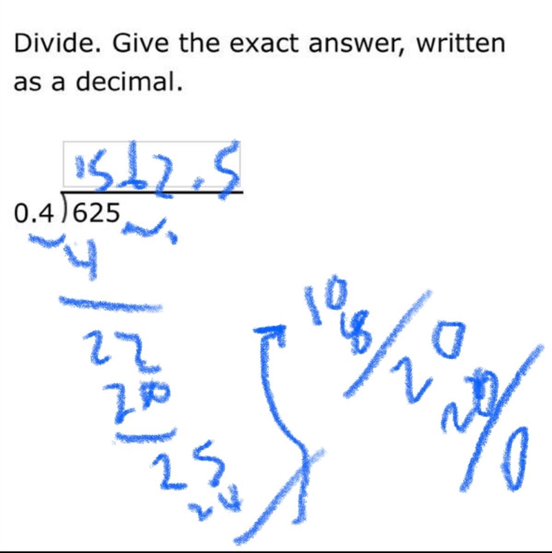 Divide. give the answer, a written decimal .-example-1