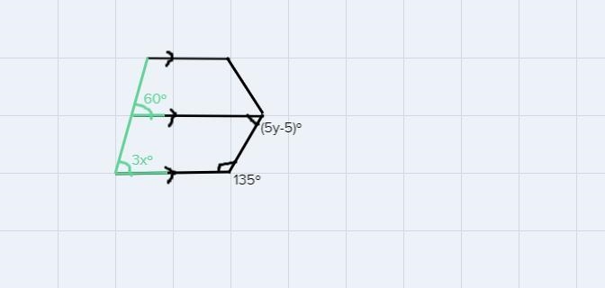 Find the measure of each labeled angle as well as x and y.-example-1