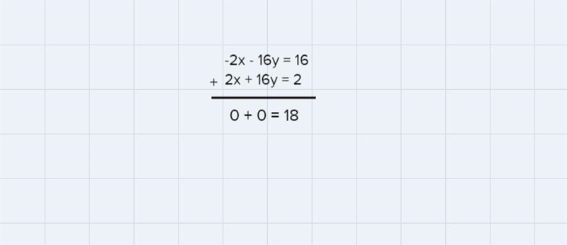 Solve the system by any method you choose: .No solution exists.There are an infinite-example-1